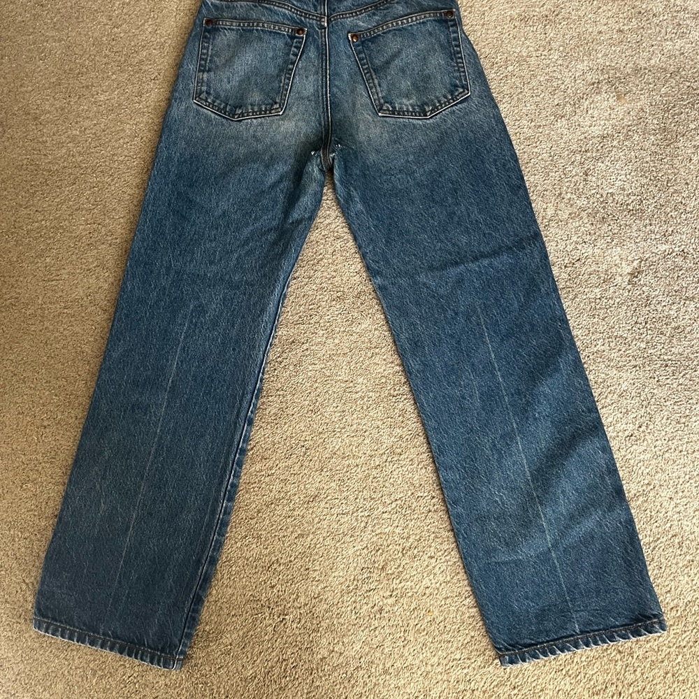 Reformation Cowboy High Rise Straight Jeans, Women’s 27 Zenia Wash Jeans - Picture 2 of 8
